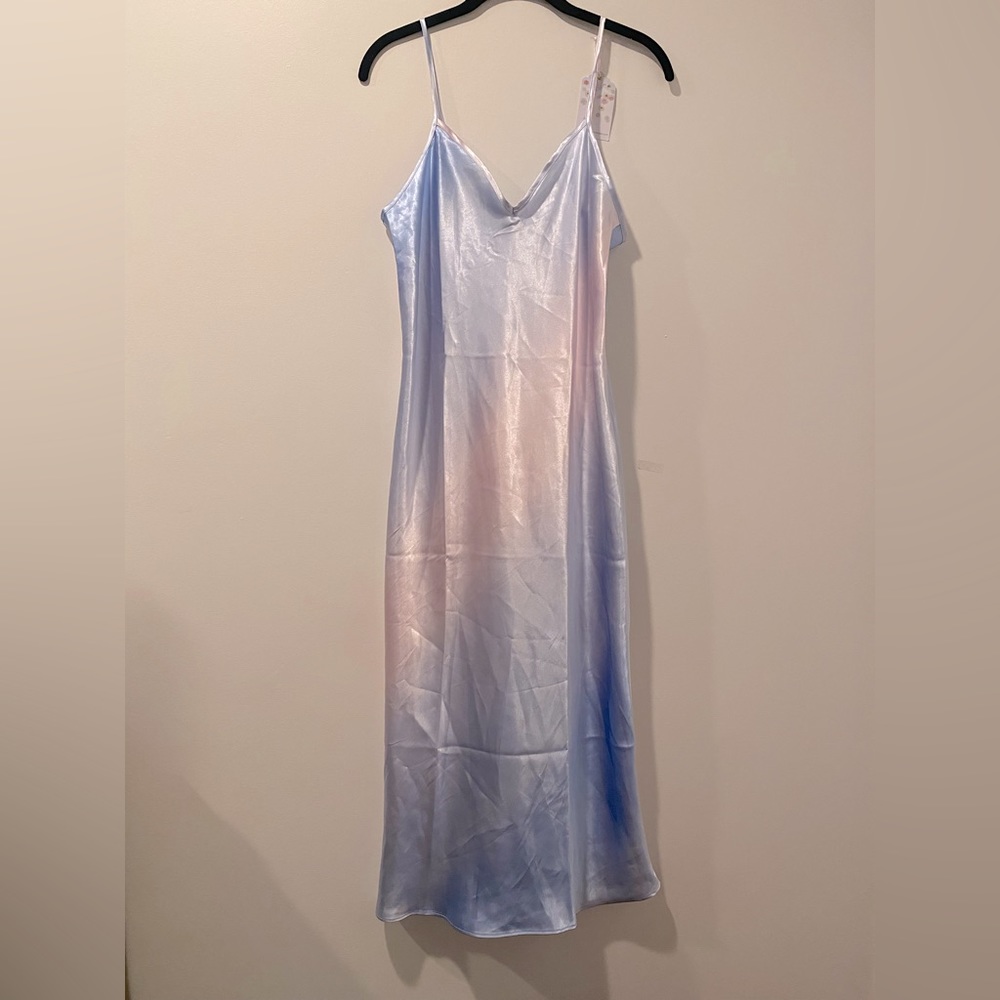 Nordstrom’s In Bloom by Jonquil Satin Purple Night Gown
